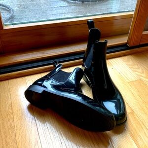 Target Brand Shiny Plastic Rainboots